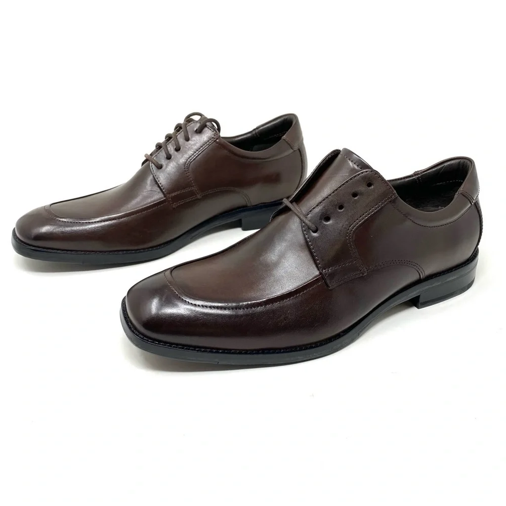 Johnston & Murphy Feldon Moc Toe Brown Calfskin WIDE